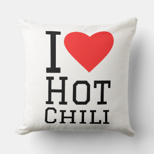 Coussin J'adore le chili piquant