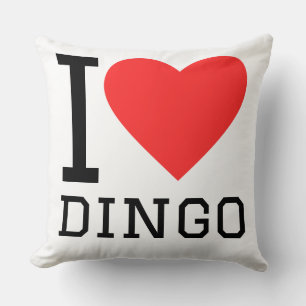 Coussin J'adore le dingo