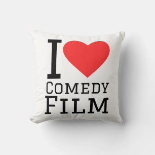 Coussin J'adore le film comique