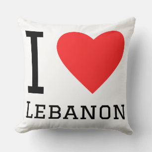 Coussin J'adore le Liban