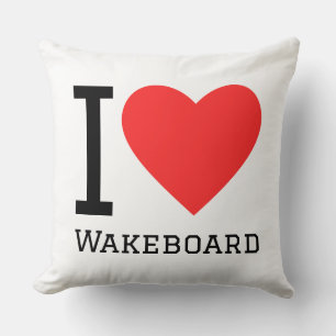 Coussin J'adore le wakeboard