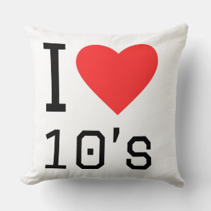 Coussin J'adore les années 10
