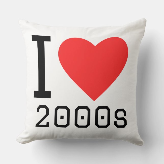 Coussin J'adore les années 2000 (Recto)