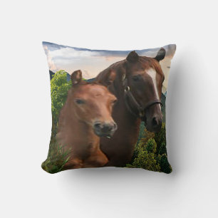 Coussin J'adore les chevaux