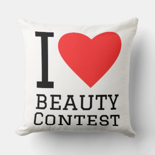Coussin J'adore les concours de beauté 