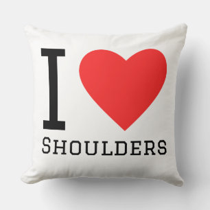 Coussin J'adore les épaules