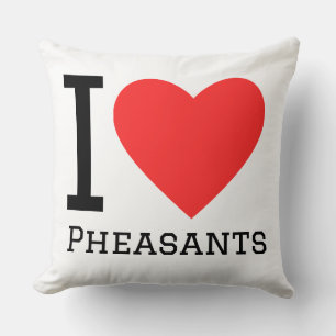 Coussin J'adore les faisans