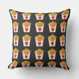Coussin J'adore les frites