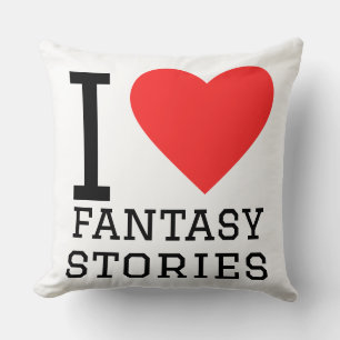 Coussin J'adore les histoires de fantasy
