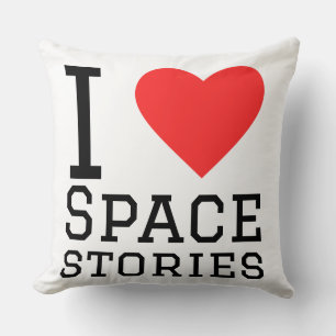 Coussin J'adore les histoires de l'espace