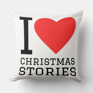 Coussin J'adore les histoires de Noël
