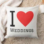 Coussin J'adore les mariages (Couverture)