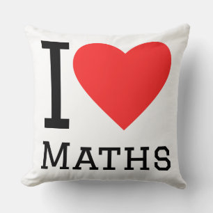 Coussin J'adore les maths 