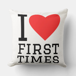 Coussin J'adore les premières fois