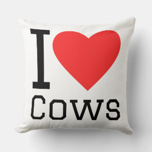 Coussin J'adore les vaches
