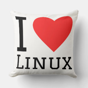 Coussin J'adore linux