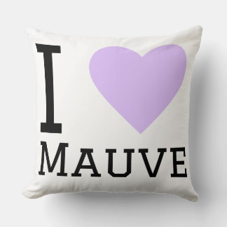 Coussin J'adore mauve