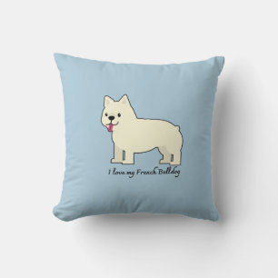 Coussin J'adore mon Bouledogue Français