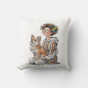 Coussin j'adore mon chihuahua