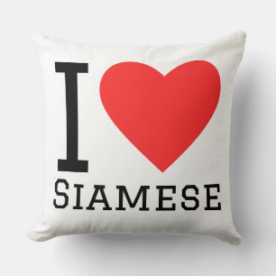 Coussin J'adore Siamois