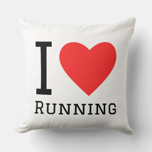 Coussin J'adore sticker carré de course (Recto)
