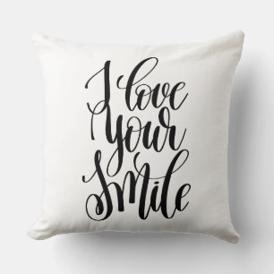 Coussin J'adore votre sourire