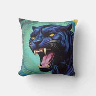 Coussin Jaguar - Panthère noire