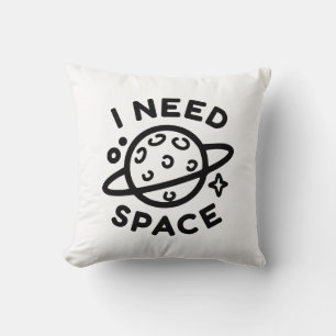 Coussin J'ai besoin d'espace