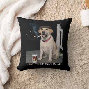 Coussin J'ai Ce Chien En Moi, Drôle Labrador Retriever Ani