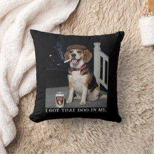 Coussin J'ai Ce Chien En Moi, Personnalité Amusante de Bea