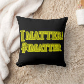 Coussin "J'AI DE L'IMPORTANCE !" Conception d'expression (Couverture)