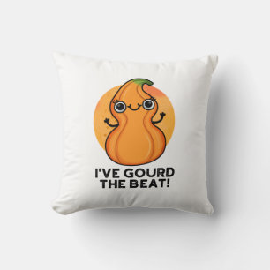 Coussin J'Ai Gourd The Beat Funny Veggie Pun