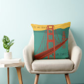 Coussin J'ai quitté mon coeur à San Francisco - personnali (Chaise)