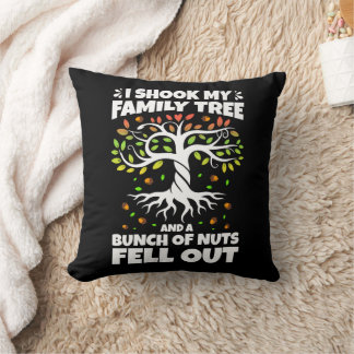 Coussin J'ai Secoué Mon Arbre Généalogique Et Un Tas De No