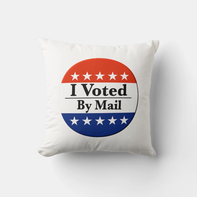 Coussin J'ai voté par courrier (Recto)