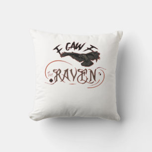 Coussin J'ai vu le corbeau Art gothique Horreur Classique