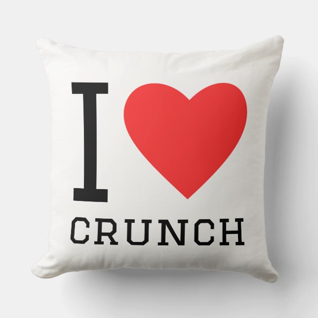 Coussin J'aime crunch (Recto)