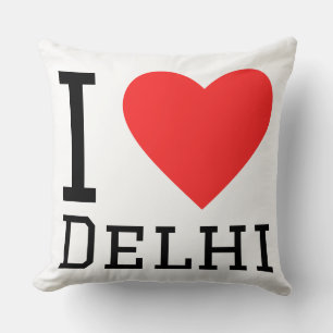 Coussin J'aime Delhi