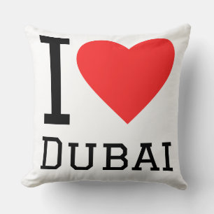 Coussin J'aime Dubaï