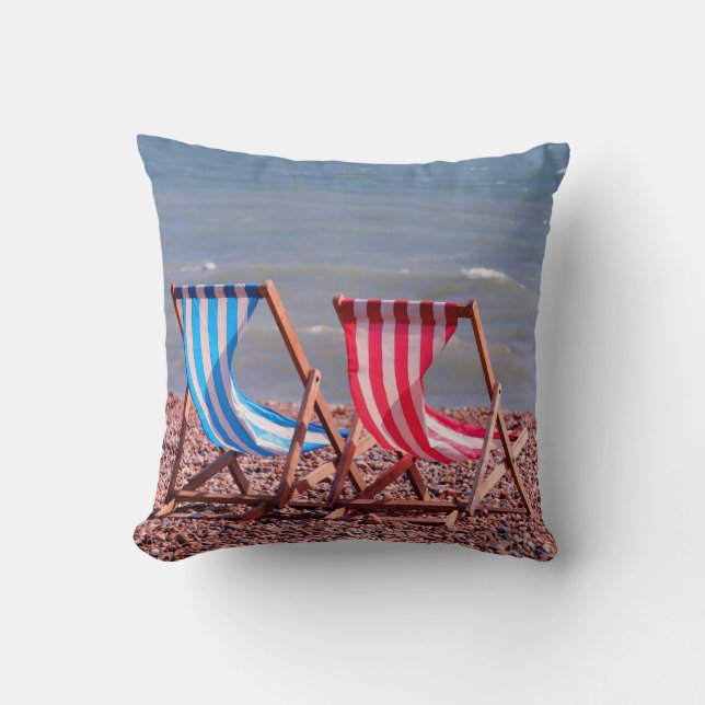 Coussin J'aime être en bord de mer (Recto)