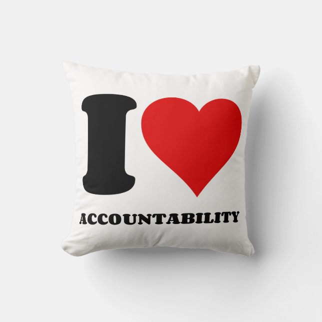 COUSSIN J'AIME LA RESPONSABILITÉ (Recto)