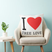 Coussin J'aime l'amour libre (Chaise)