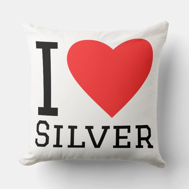 Coussin J'aime l'argent (Recto)