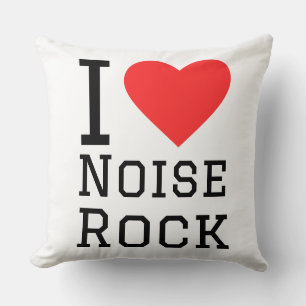 Coussin J'aime le bruit rock