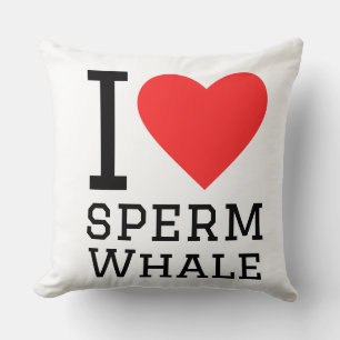 Coussin J'aime le cachalot