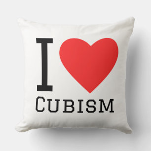 Coussin J'aime le cubisme
