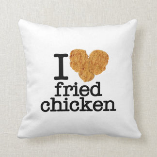 Coussin J'aime le poulet frit