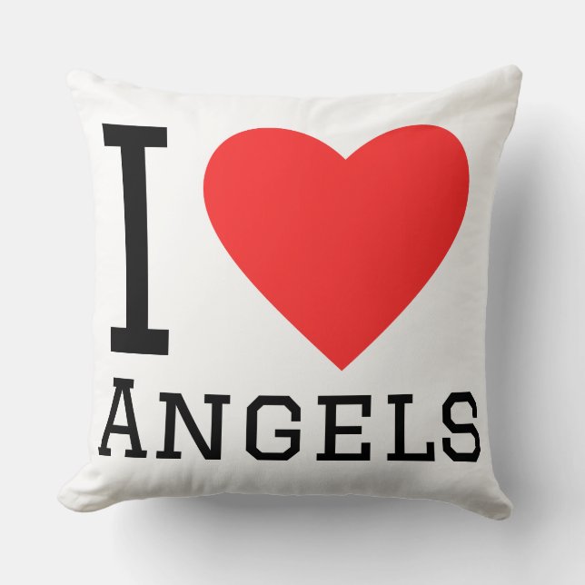 Coussin J'aime les anges (Recto)