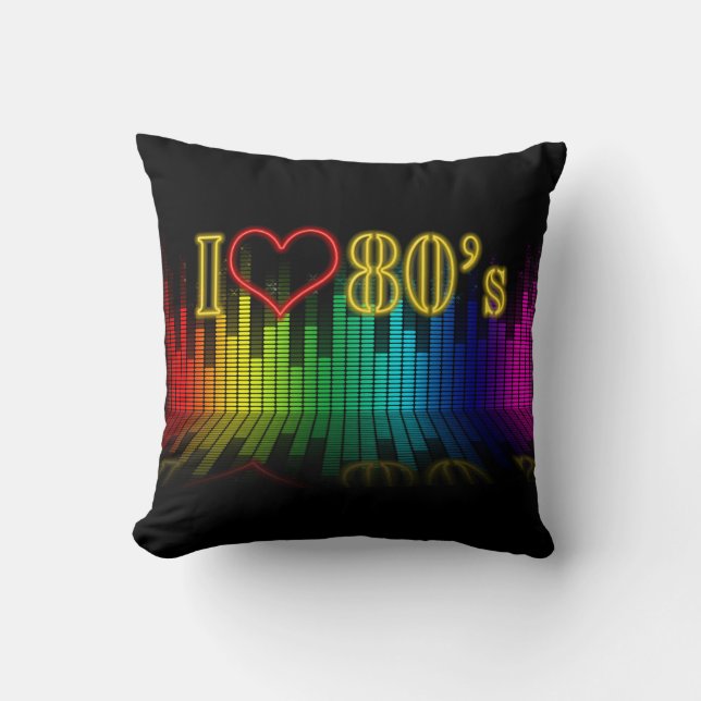 Coussin J'Aime Les Années 80 (Recto)