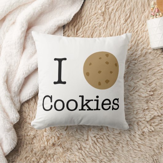 Coussin J'aime les cookies (Couverture)
